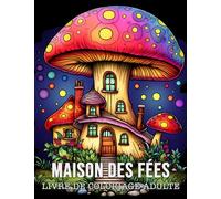 Livre de Coloriage Adulte Maison des Fées: 50 Illustrations Uniques et Magiques