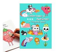 Livre De Coloriage Adulte Pour Femmes,Outil De Relaxation Pour Partager Les Émotions,Livres de Coloriage Motivants | Pour Adultes Adolescents Maison Voyage Travail Extérieur Intérieur