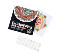 Livre de coloriage amusant de 24 feuilles de papier à dessin pré-motif pour marqueur de peinture acrylique, aquarelle et crayon de couleur, livre d'art de voyage