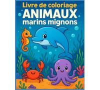 Livre de coloriage - Animaux marins mignons