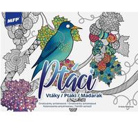 Livre de coloriage anti-stress oiseaux A5 5301199