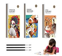 Livre de coloriage aquarelle au format de poche, poches, carnet de coloriage aquarelle, carnet de signets, poches, papier aquarelle (TYP2)