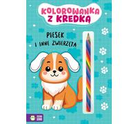 Livre de coloriage aux crayons de cire GREEN CRAYON. Chien et autres animaux 98825