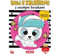 Livre de coloriage avec autocollants "Joue avec les couleurs avec des chatons heureux" Martel