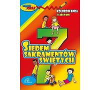 Livre de coloriage avec jeux. Les 7 saints sacrements