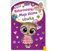 Livre de coloriage avec pages découpées Mon joli petit hibou - (Buch auf Polnisch)