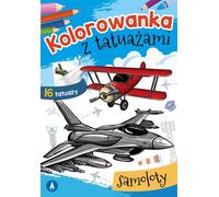 Livre de coloriage avec tatouages Planes