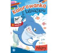 Livre de coloriage avec tatouages Requins