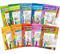 Livre de coloriage avec une ardoise - lot de 10