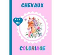 LIVRE DE COLORIAGE CHEVAUX: 50 coloriages chevaux pour les enfants de 4 à 8 ans