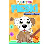 Livre de coloriage Chiens. Coloriage avec des chiffres Livres et amusement