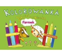 Livre de coloriage Comme un chien avec un mouton Farmek (Buch auf Polnisch)