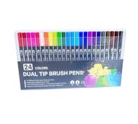 Livre de coloriage couleur par numéros - 100 labyrinthes de couleur par numéro, livre d'activités de peinture avec triangle carré hexagonal, rond, ensemble de stylos aquarelle à double tête à base