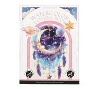 Livre de coloriage créatif - Kit de soulagement du stress - Livre de coloriage aquarelle 2026 - À faire soi-même - Bloc aquarelle à 3 compartiments - Pour la relaxation et l'humeur - Pour débutants et