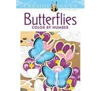 Livre de coloriage Creative Haven Butterflies Color by Number