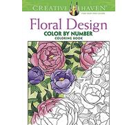 Livre de coloriage Creative Haven Floral Design Color By Number