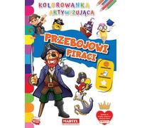 Livre de coloriage d'activités avec autocollants "Hit Pirates" Martel