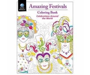 Livre de coloriage de festivals incroyables | Rand McNally