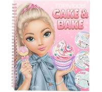 Livre De Coloriage - Depesche - Topmodel Cake & Bake - 40 Pages - 5 Feuilles De Stickers - Reliure À Anneaux