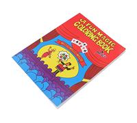 Livre de Coloriage Design de Dessin animé Facile à Utiliser pour Les Accessoires de Magicien pour Les Spectacles Adaptés aux Enfants et aux Adultes 10,9 X 8,2 Pouces