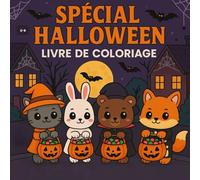 Livre de Coloriage d'Halloween : Chasse aux bonbons, Potions, Sorcières et plus encore