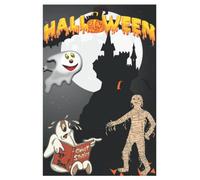 Livre de coloriage d'Halloween pour les enfants de 4 à 8 à 12 ans :: 6*9 pouces 15. 24*22. 86 cm 40 pages livre de coloriage pour les tout-petits livres d'halloween pour les enfants idée cadeau