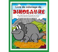 Livre De Coloriage Dinosaure Pour Enfants À Partir De 4 Ans: Différents Dinosaures Avec Des Paysages À Colorier - Grandes Images A4 / Créativité / Motricité
