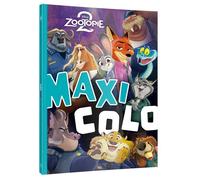 Livre de coloriage - Disney - Zootopie 2 - 80 coloriages - Personnages Disney - Papier épais - Dès 4 ans