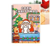 Livre De Coloriage Du Père Noël - Apprentissage Précoce Artistique,Livre De Coloriage Sur Le Thème De Noël | Pour Garçons Filles Étudiants Marqueurs Crayons Salle De Classe Bureau D'étude Heure Du