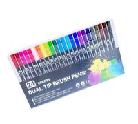 Livre de coloriage éducatif - Cahier d'activités numérotées, guide de peinture créative | Ensemble de crayons aquarelle double face artistique, pratique du dessin avec couleurs à séchage rapide pour