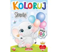 Livre de coloriage "Eléphants à colorier" Martel