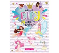 Livre de coloriage Elfes plus autocollants avec paillettes - arrangement collectif (Malbücher für Kinder auf Polnisch)