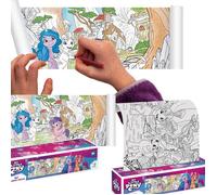 Livre de coloriage en rouleau Poneys Chevaux My Little Pony Ensemble de peinture
