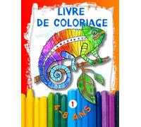 LIVRE DE COLORIAGE: Enfants 4-8 Ans, Illustrations Dessinées à la Main au Crayon, 60 Pages, Pour Devenir un Grand Maître des Arts, Développement de la ... Livre pour les Garçons et les Filles