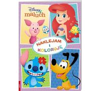 Livre de coloriage et d'autocollants magique avec les personnages préférés de Disney - Très amusant pour les tout-petits