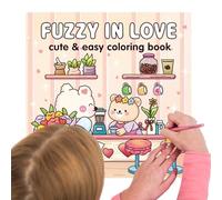 Livre de coloriage, grandes pages faciles avec dessins | Pages de mariage et d'amour romantique avec dessins, jeu artistique relaxant pour adultes, garçons adolescents