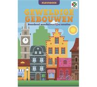 livre de coloriage Great Buildings junior 30 cm carton