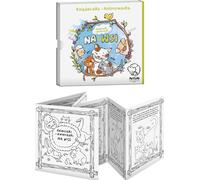 Livre de coloriage harmonica "Enfants - Animaux de la campagne" MONUMI