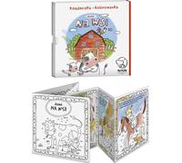 Livre de coloriage harmonica "Une journée à la campagne" MONUMI