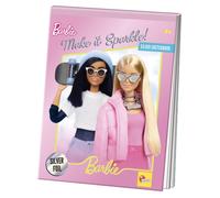 Lisciani - BARBIE - Skizzenbuch Make It Sparkle! - Holographisches Malbuch für Kinder ab 4 Jahren - Manuelle Aktivität ohne Bildschirm - Feinmotorik, Vorstellungskraft und Konzentration.