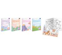 Livre de coloriage Interdruk avec autocollants A4 16 pages Qu'est-ce que c'est ? Qui est-ce ?