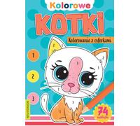 Livre de coloriage Kittens. Coloriage avec des chiffres Livres et amusement