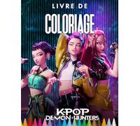 Livre De Coloriage KP0P: Coloriage manga coréen | Démons chasseurs | Fantasy pour ados