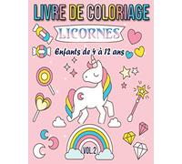 Livre de Coloriage Licornes enfants 4 à 12 ans Vol.2: Licorne Livre coloriage animaux magiques pour enfants - Joli licornes Faciles à colorier pour ... - coloriage pour enfants d'âge préscolaire