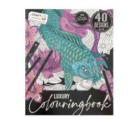 Livre De Coloriage Luxe Avec Paillettes 40 Dessins 21X25.5Cm Poisson