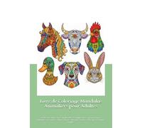 Livre de Coloriage Mandalas Animaliers pour Adultes: 42 Dessins Anti-Stress, Relaxants et Simples Faces, pour Femmes, Hommes et Seniors : Chats, Chiens, Chevaux, Vaches, Oiseaux, Cochons, et plus.