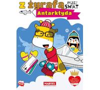 Livre de coloriage Martel Avec une girafe à travers le monde "Antarctique