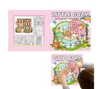 Livre de coloriage mignon et facile, activité éducative préscolaire portable pour une utilisation à la maison, en voyage et à l'école pour les
