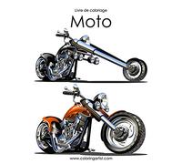 Livre de coloriage Moto 1