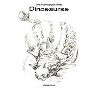Livre de coloriage pour adultes Dinosaures 1